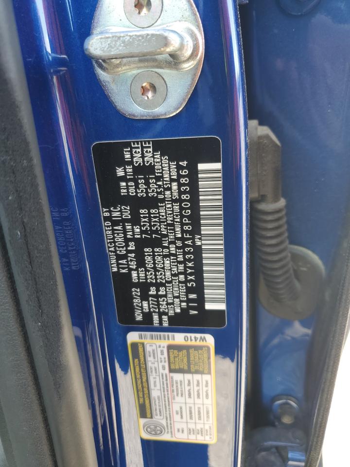 2023 KIA SPORTAGE EX VIN:5XYK33AF8PG083864