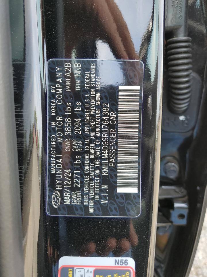 2024 HYUNDAI ELANTRA SEL VIN:KMHLM4DG9RU764382