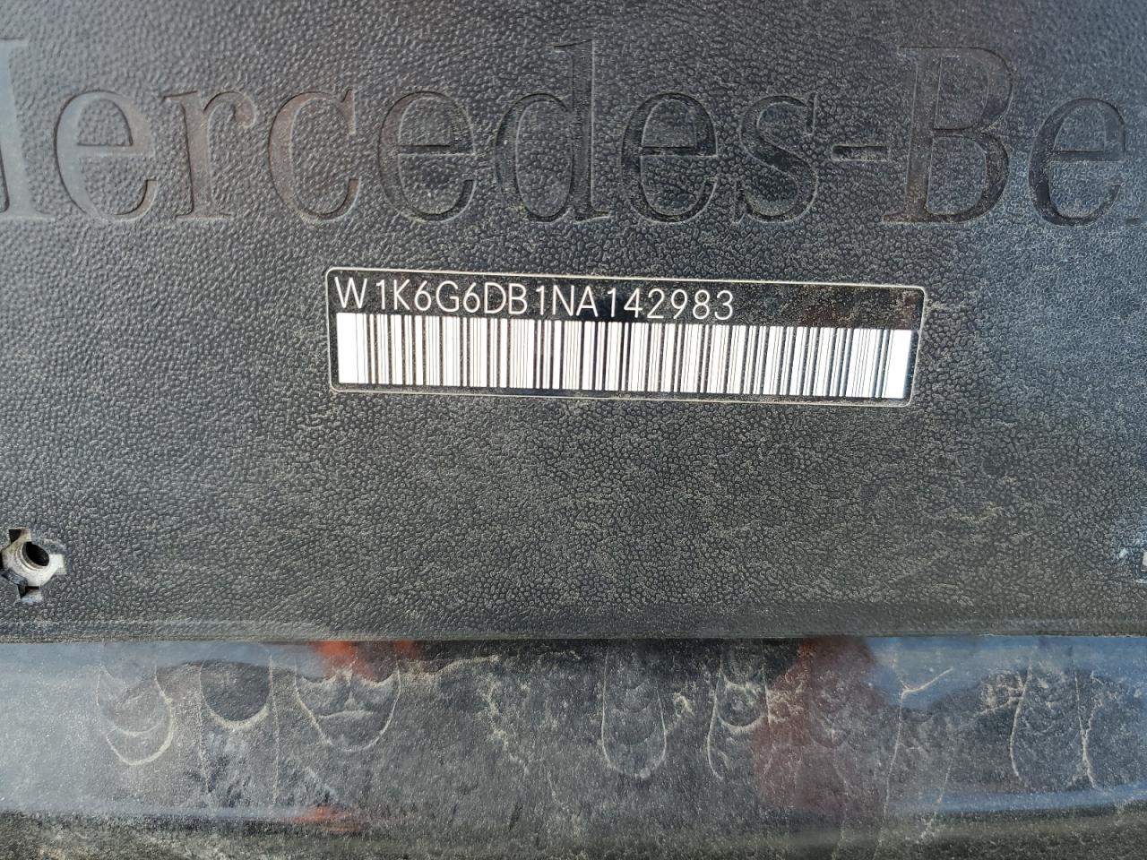 2022 MERCEDES-BENZ S 500 4MATIC VIN:W1K6G6DB1NA142983