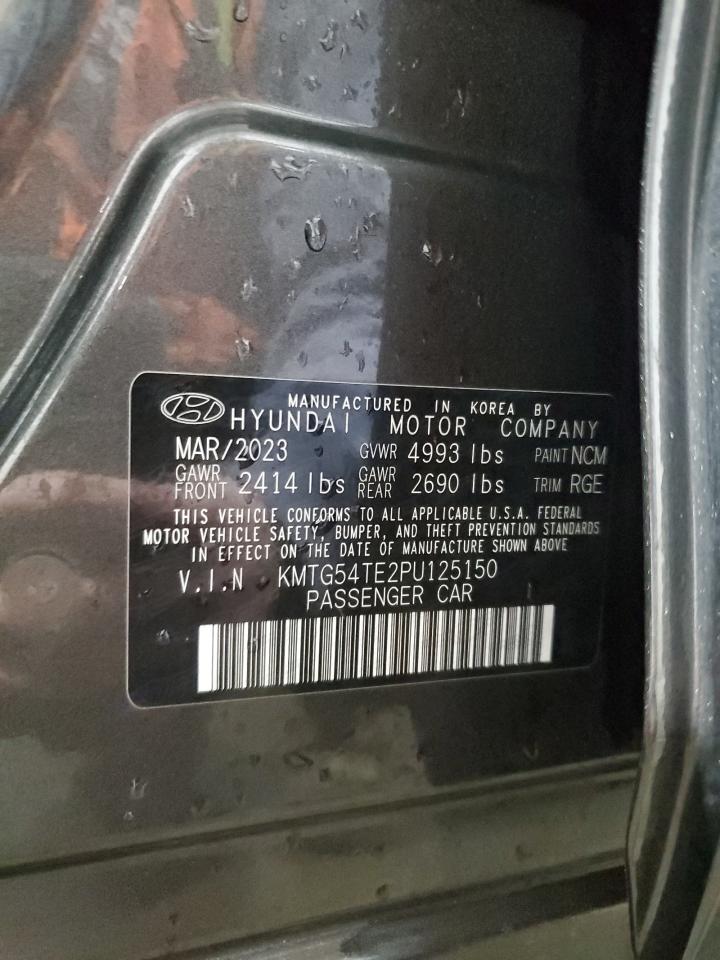 2023 GENESIS G70 BASE VIN:KMTG54TE2PU125150