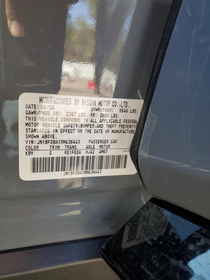 2024 NISSAN ARIYA EVOLVE+ VIN:JN1BF0BA1RM436443