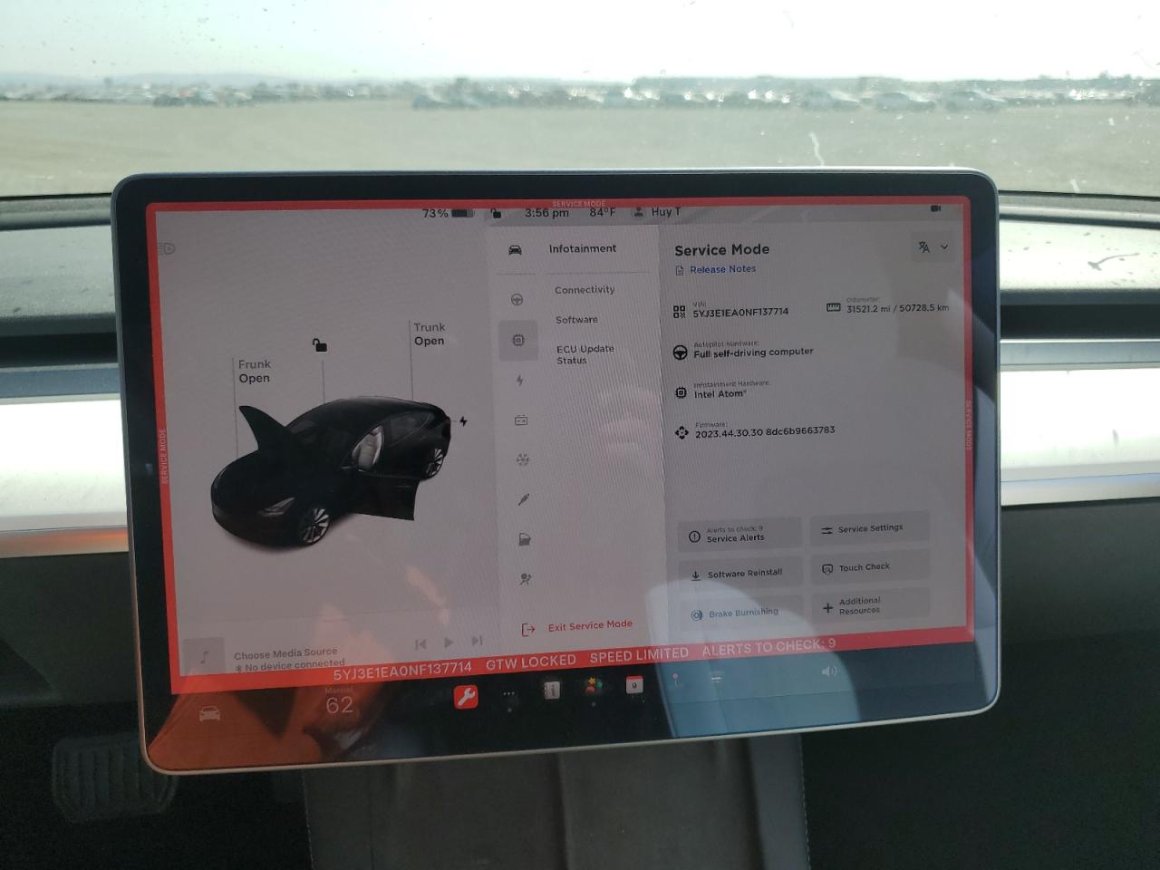 2022 TESLA MODEL 3 VIN:5YJ3E1EA0NF137714
