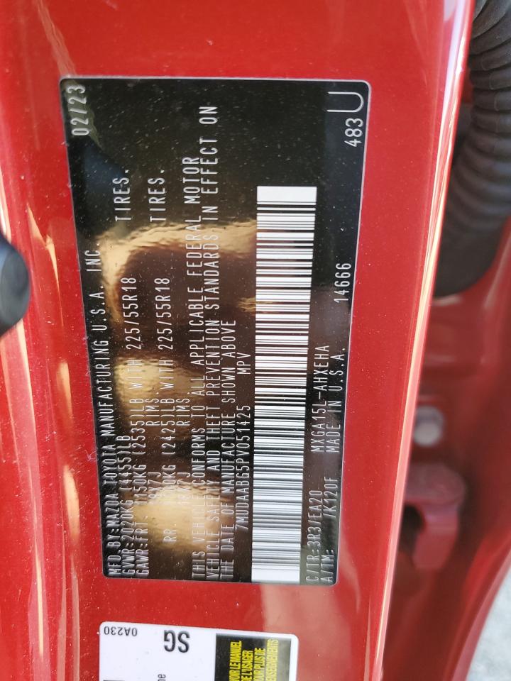 2023 TOYOTA COROLLA CROSS XLE VIN:7MUDAABG5PV051425