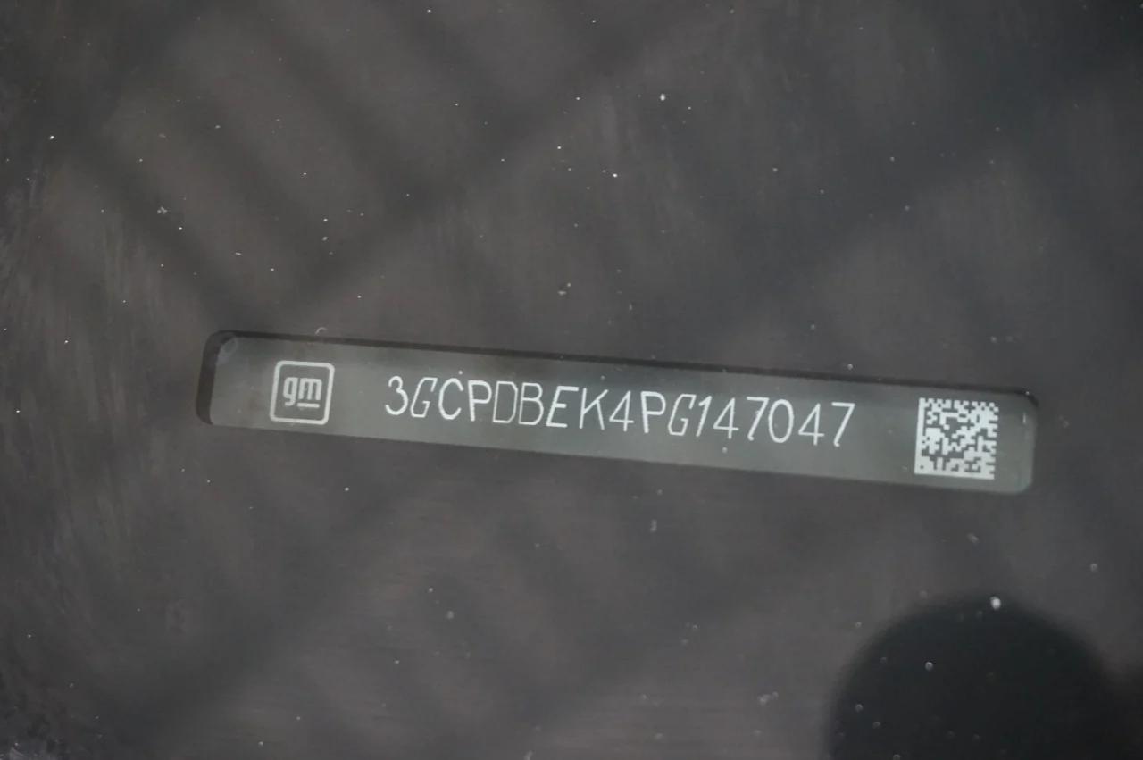 2023 CHEVROLET SILVERADO K1500 CUSTOM VIN:3GCPDBEK4PG147047