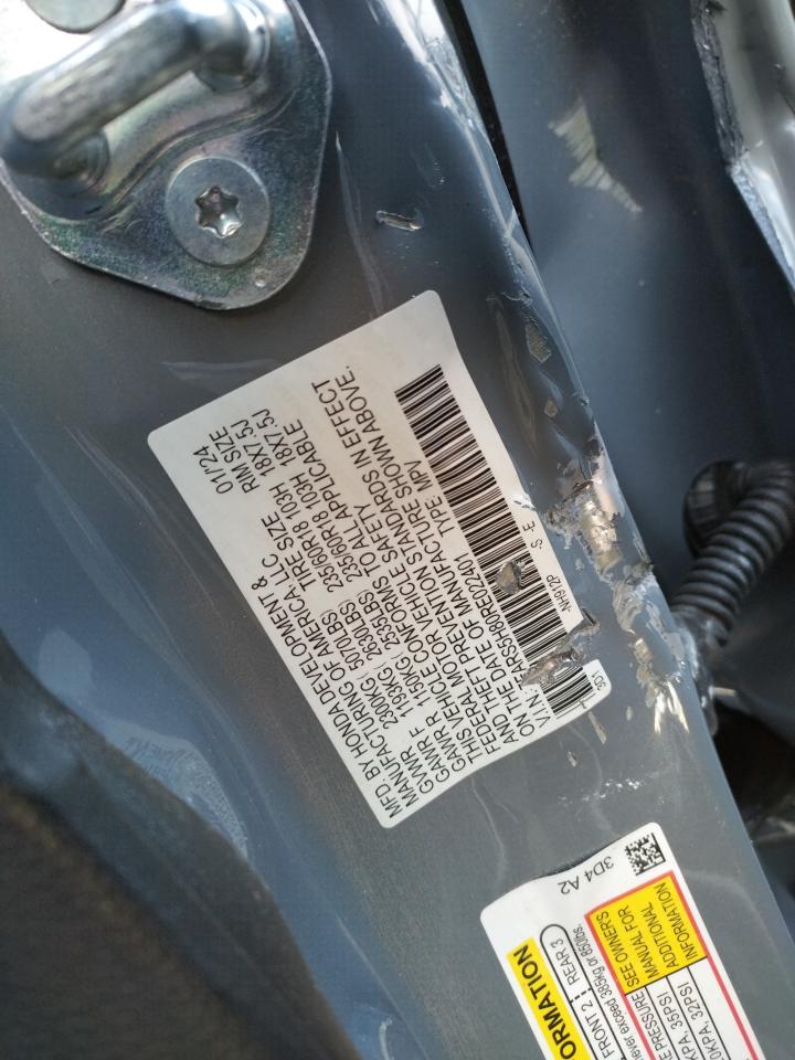 2024 HONDA CR-V SPORT-L VIN:7FARS5H80RE022401