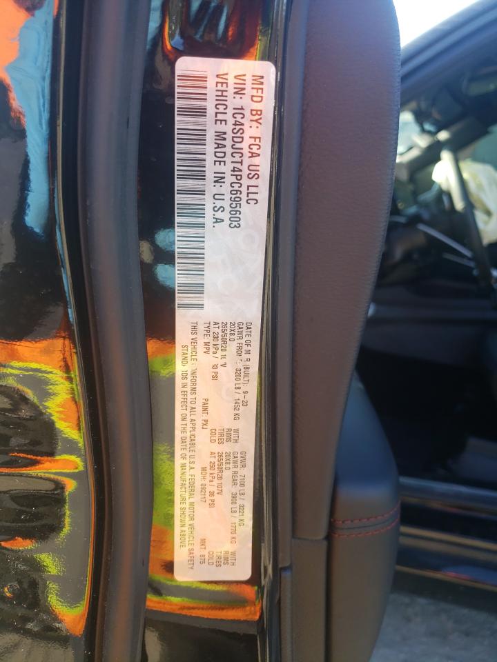 2023 DODGE DURANGO R/T VIN:JF2SJAGC1HH492063