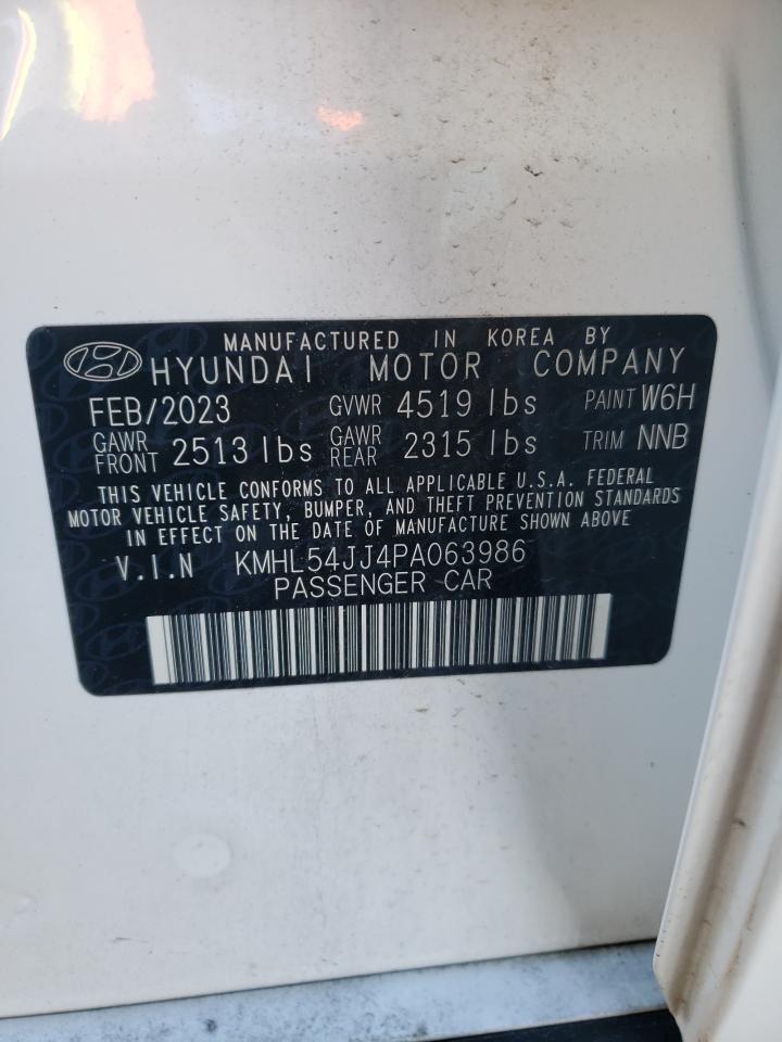 2023 HYUNDAI SONATA HYBRID VIN:KMHL54JJ4PA063986