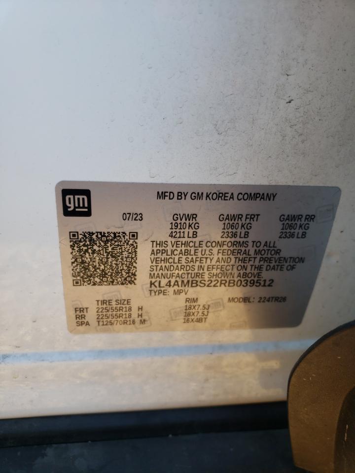 2024 BUICK ENCORE GX PREFERRED VIN:KL4AMBS22RB039512