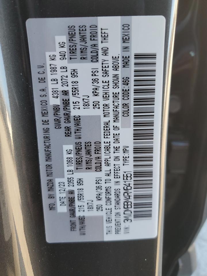 2024 MAZDA CX-30 SELECT VIN:3MVDMBBM4RM641551