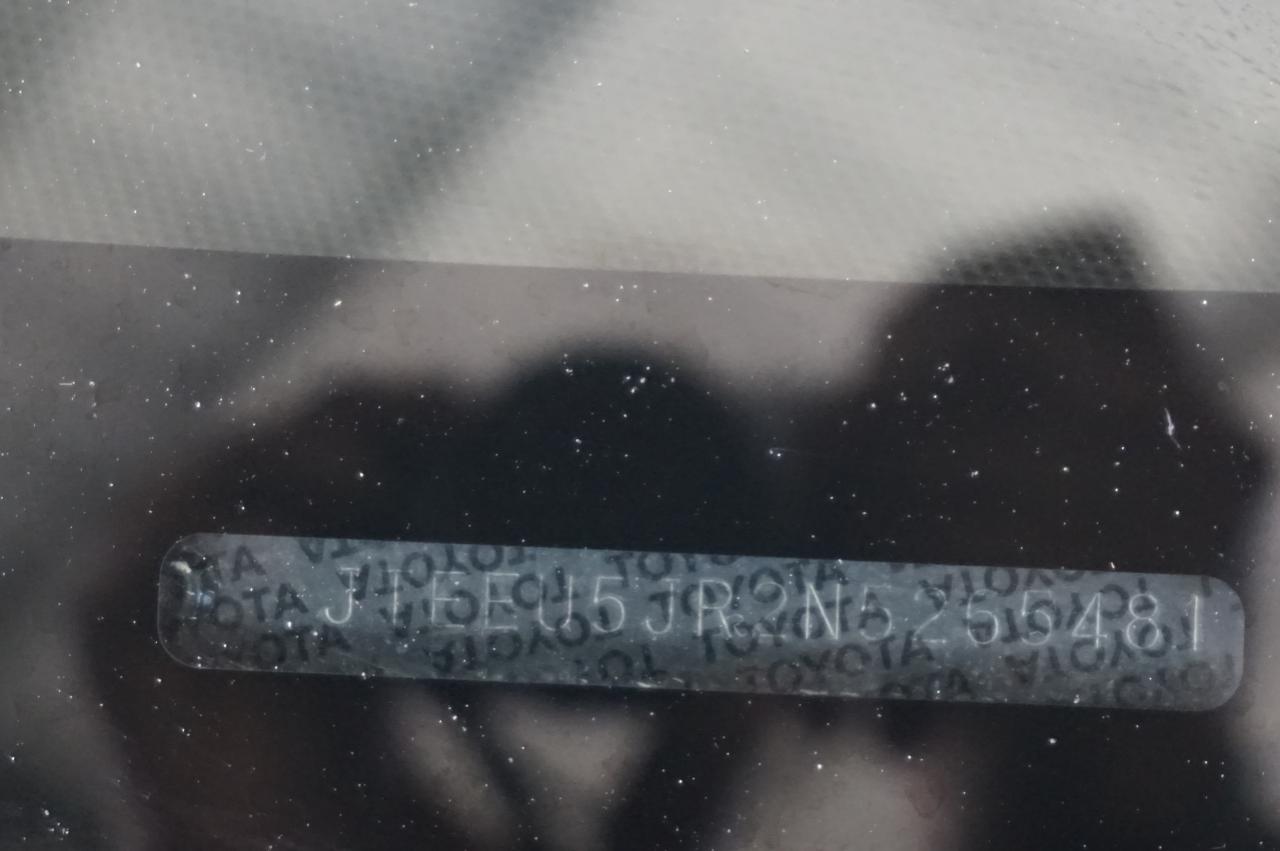 2022 TOYOTA 4RUNNER SR5 VIN:JTEEU5JR2N5265481