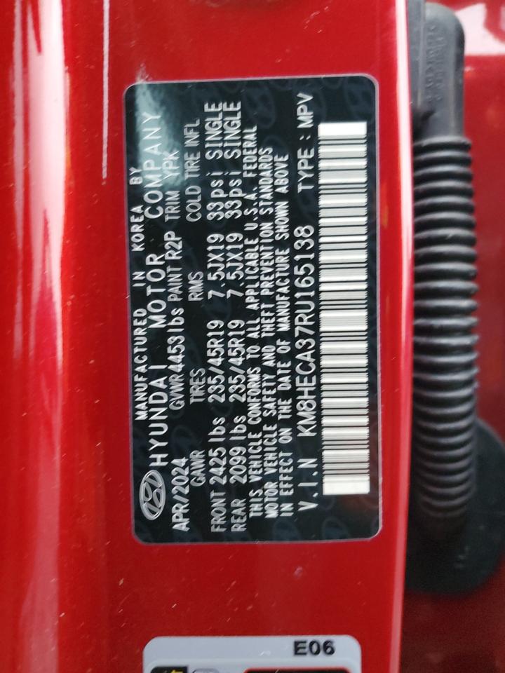 2024 HYUNDAI KONA LIMITED VIN:KM8HECA37RU165138