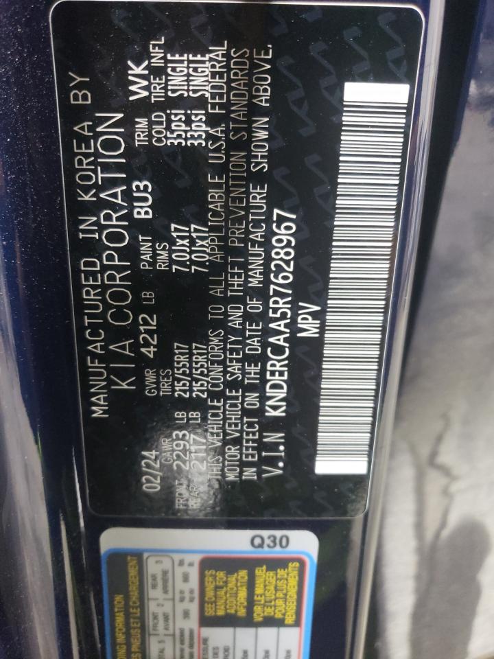 2024 KIA SELTOS EX VIN:KNDERCAA5R7628967