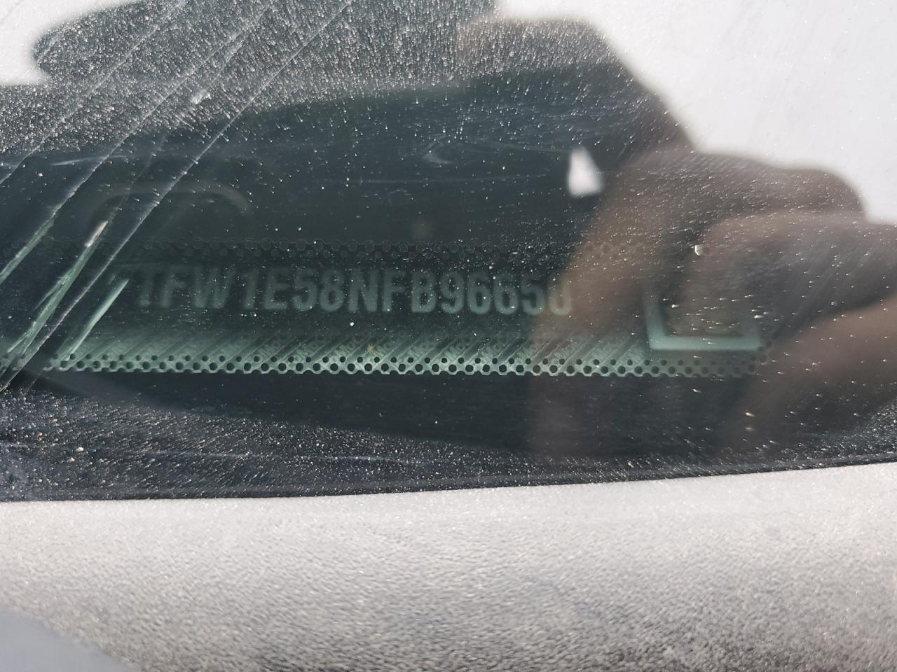 2022 FORD F150 SUPERCREW VIN:1FTFW1E58NFB96650