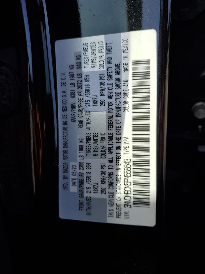 2023 MAZDA CX-30 PREFERRED VIN:3MVDMBCM5PM558643