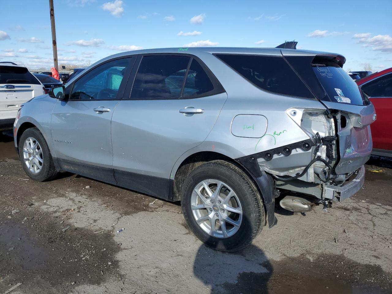 2022 CHEVROLET EQUINOX LS VIN:3GNAXHEV3NS107652