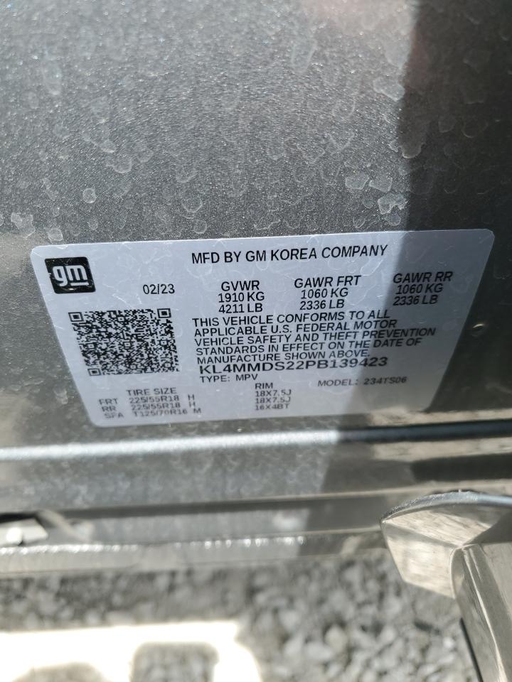 2023 BUICK ENCORE GX SELECT VIN:KL4MMDS22PB139423