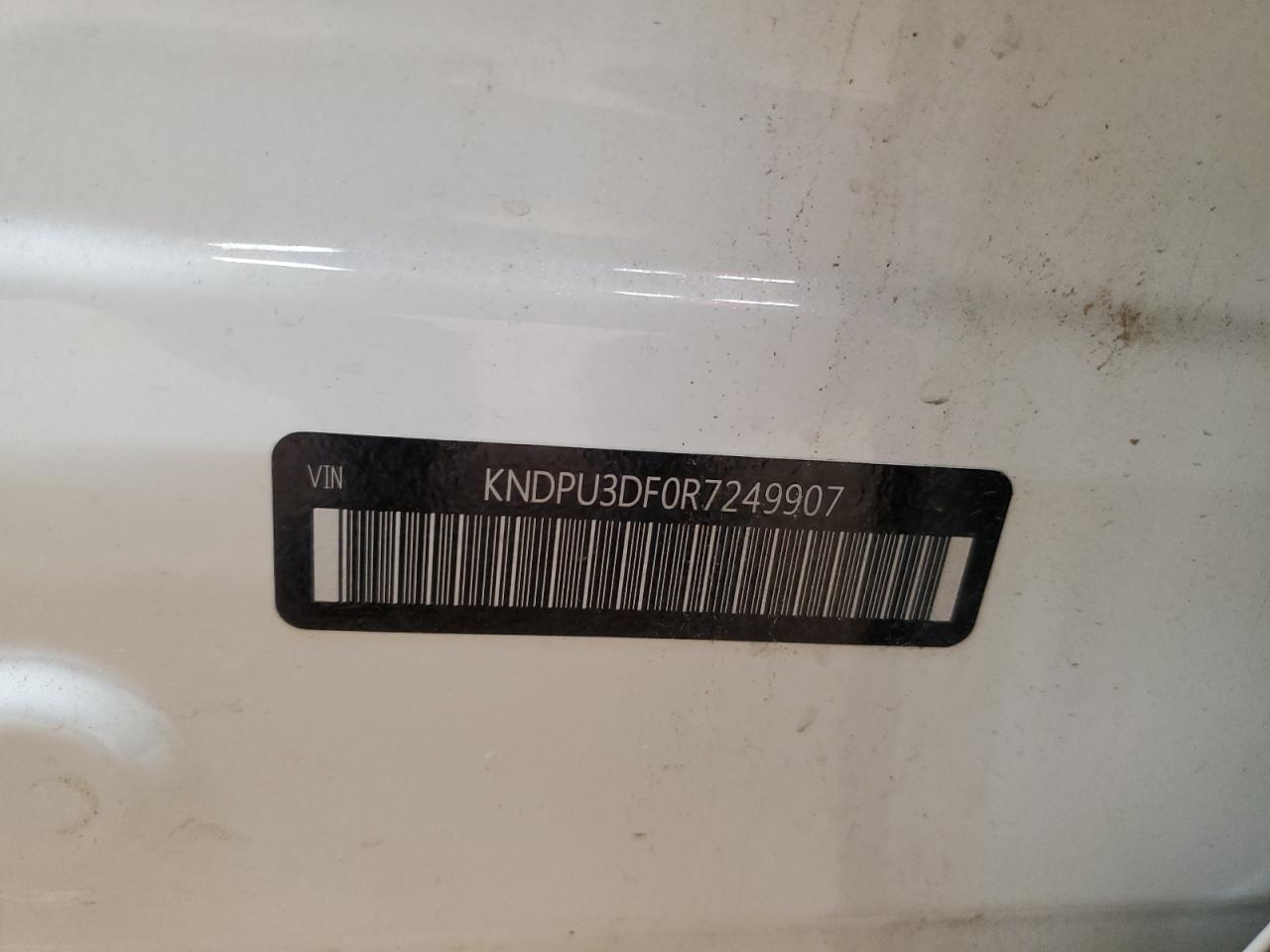 2024 KIA SPORTAGE LX VIN:KNDPU3DF0R7249907