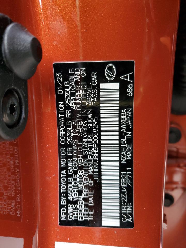 2023 LEXUS UX 250H PREMIUM VIN:JTHR9JBH5P2068295