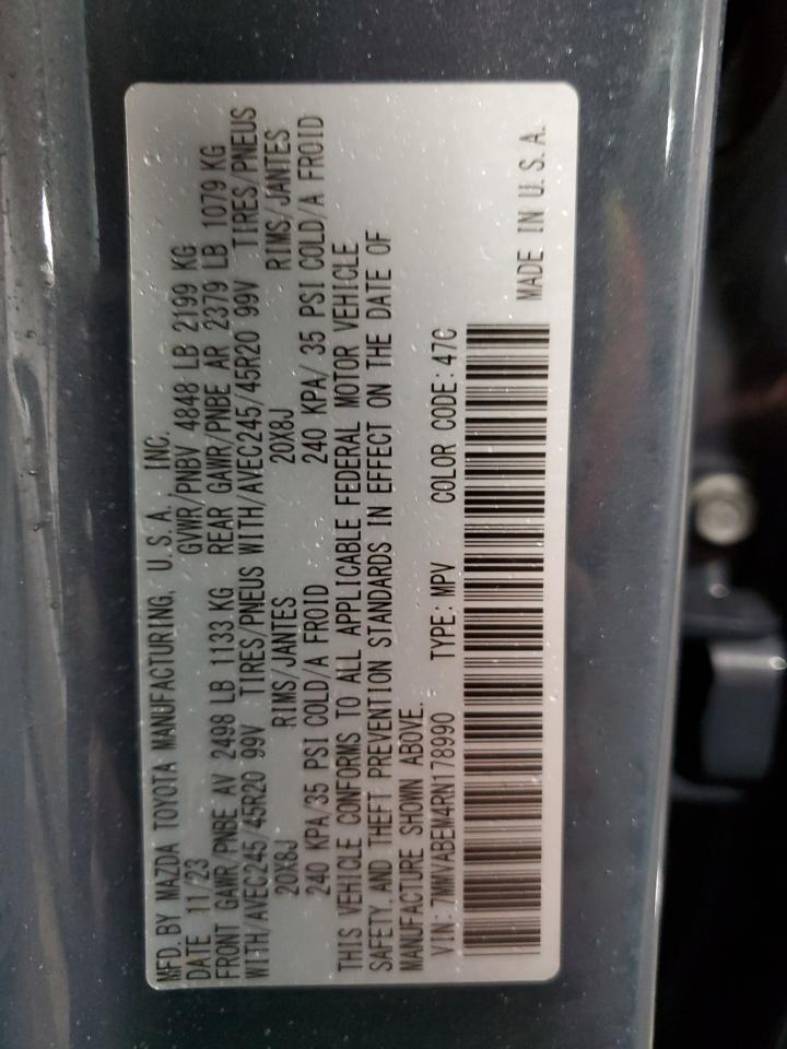 2024 MAZDA CX-50 PREMIUM PLUS VIN:7MMVABEM4RN178990