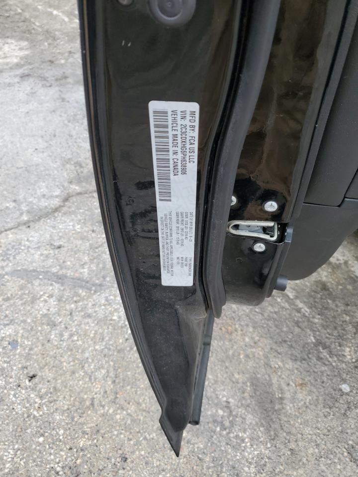 2023 DODGE CHARGER GT VIN:2C3CDXHG6PH638906