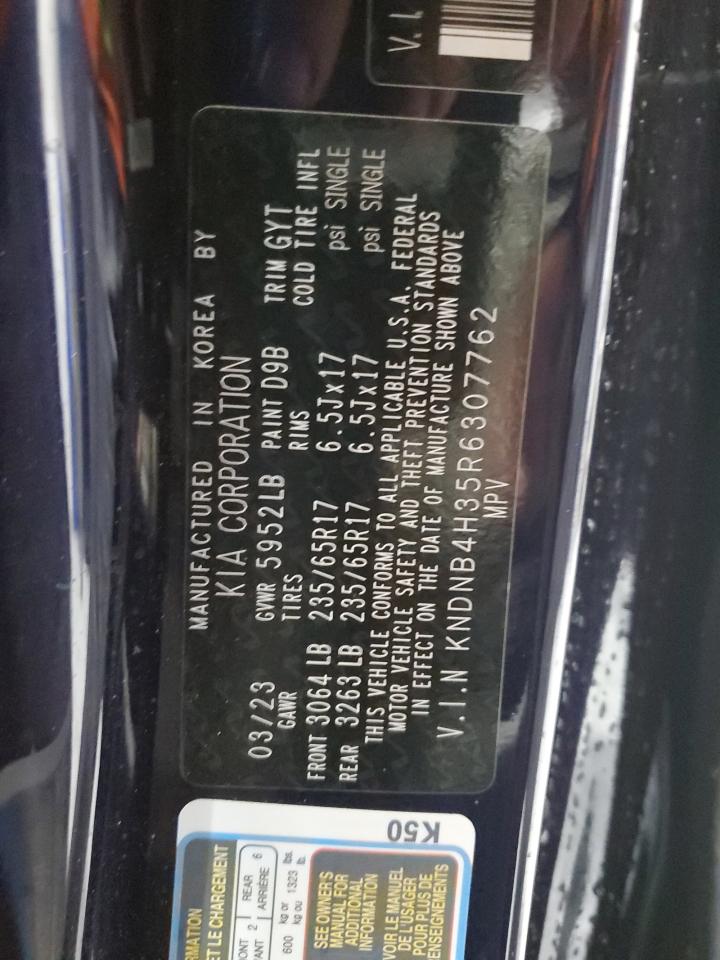 2024 KIA CARNIVAL LX VIN:KNDNB4H35R6307762