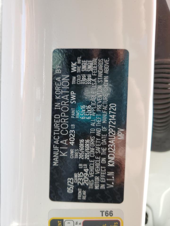 2023 KIA SOUL LX VIN:KNDJ23AU2P7214720