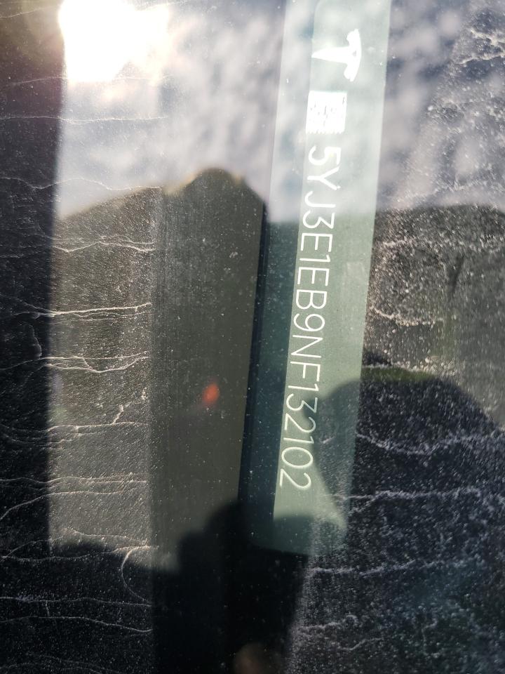 2022 TESLA MODEL 3 VIN:5YJ3E1EB9NF132102