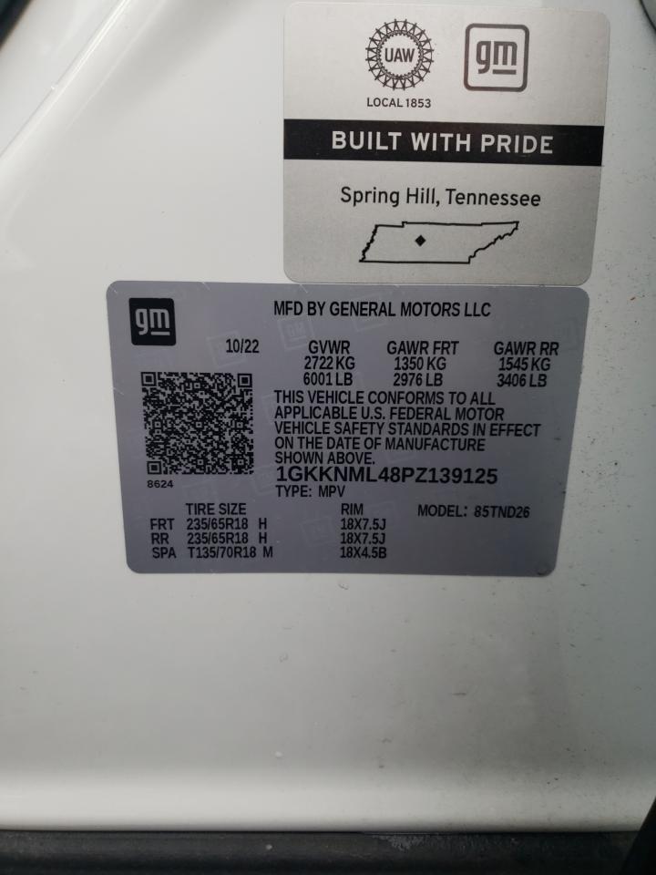 2023 GMC ACADIA SLT VIN:1FTRX02W36KB62903