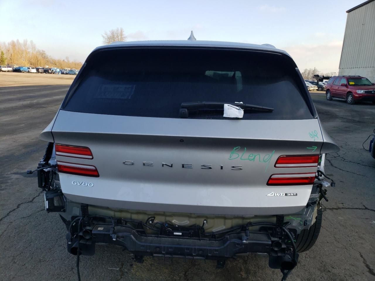 2023 GENESIS GV80 BASE VIN:KMUHCESC9PU107157