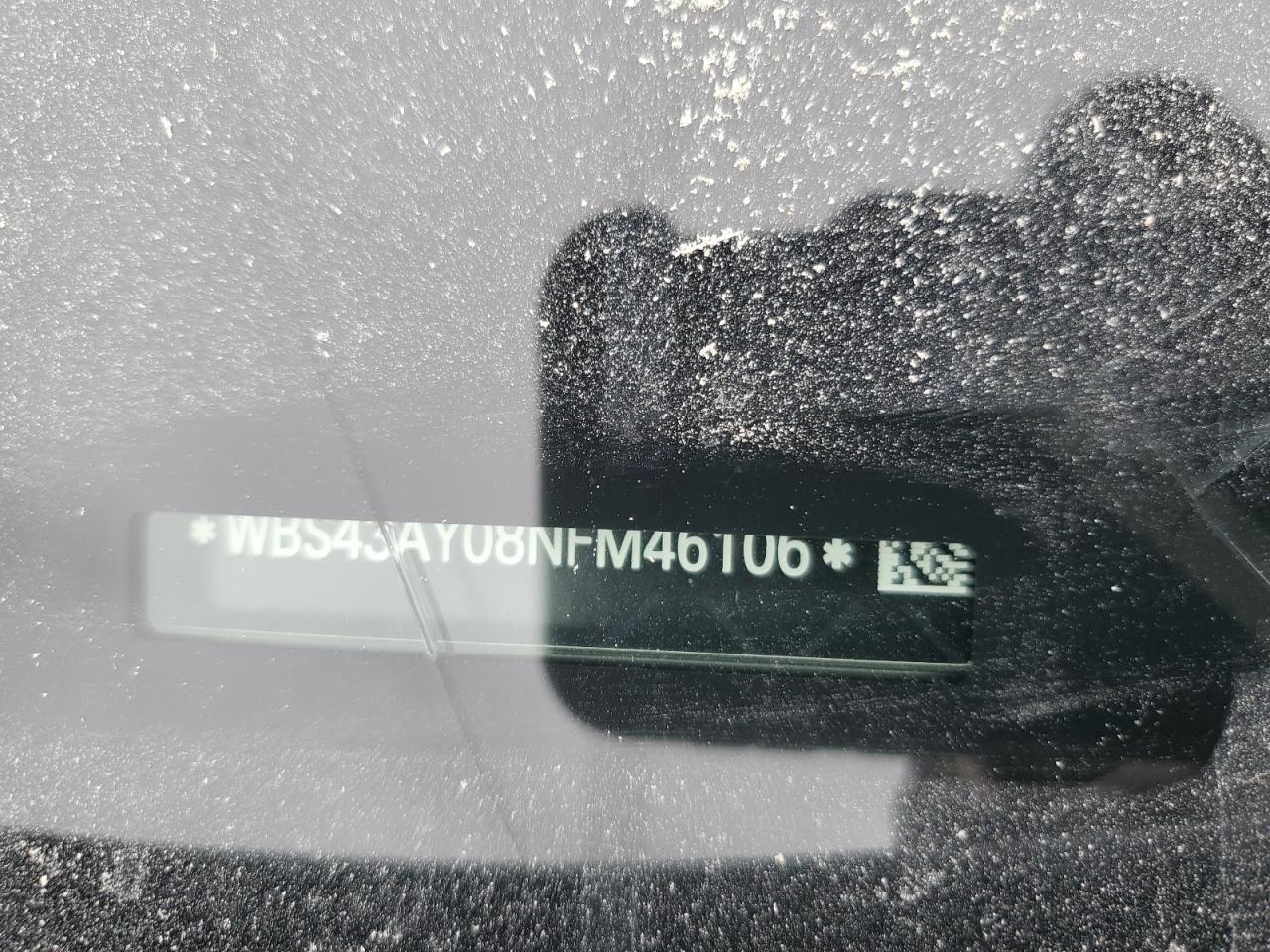 2022 BMW M3 COMPETITION VIN:WBS43AY08NFM46106