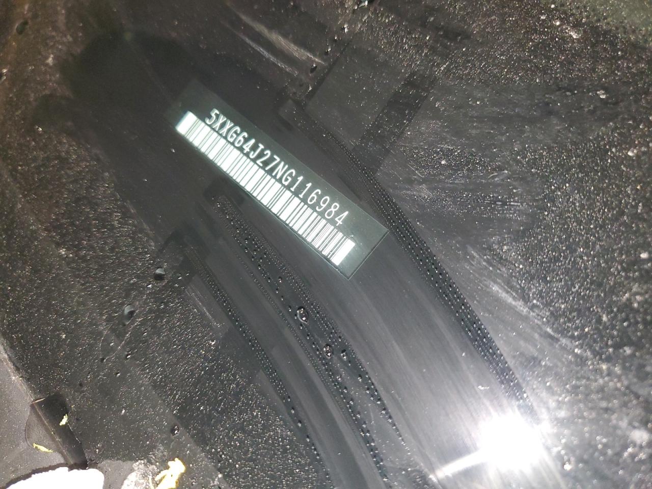 2022 KIA K5 GT LINE VIN:5XXG64J27NG116984