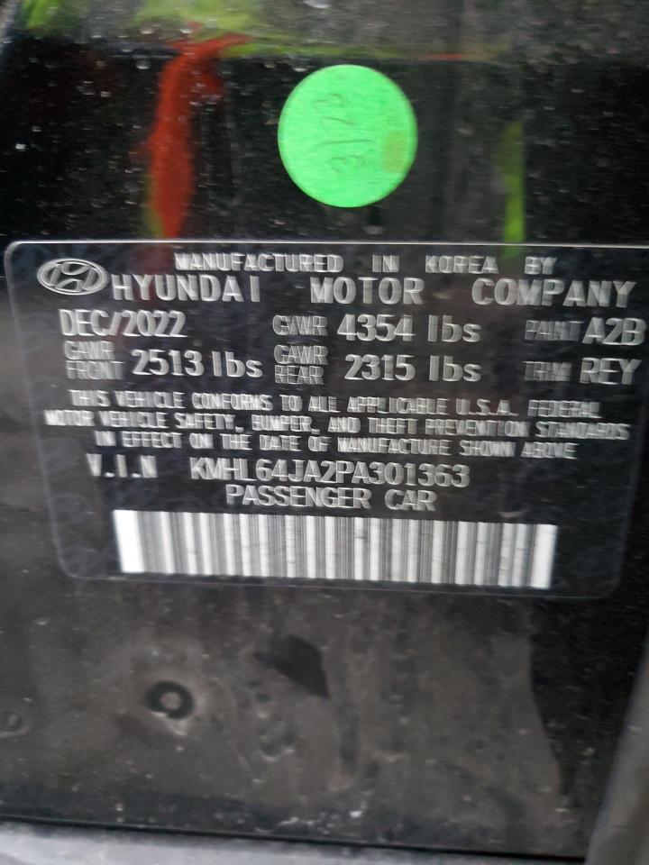 2023 HYUNDAI SONATA SEL VIN:1FTNF1CF4EKD47465