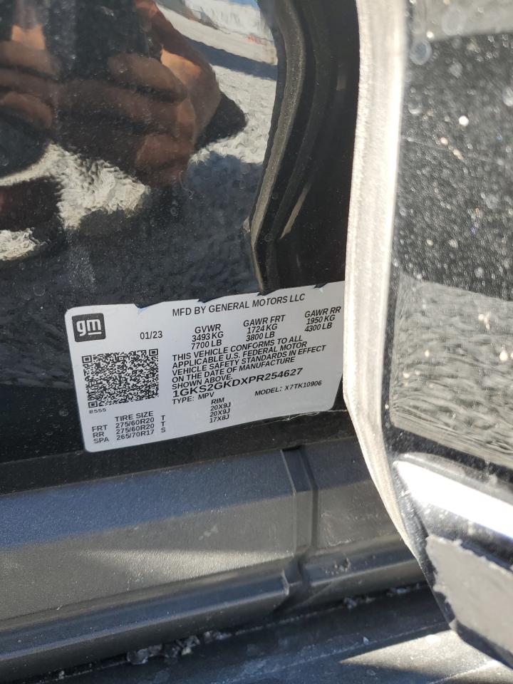 2023 GMC YUKON XL K1500 SLT VIN:1GKS2GKDXPR254627