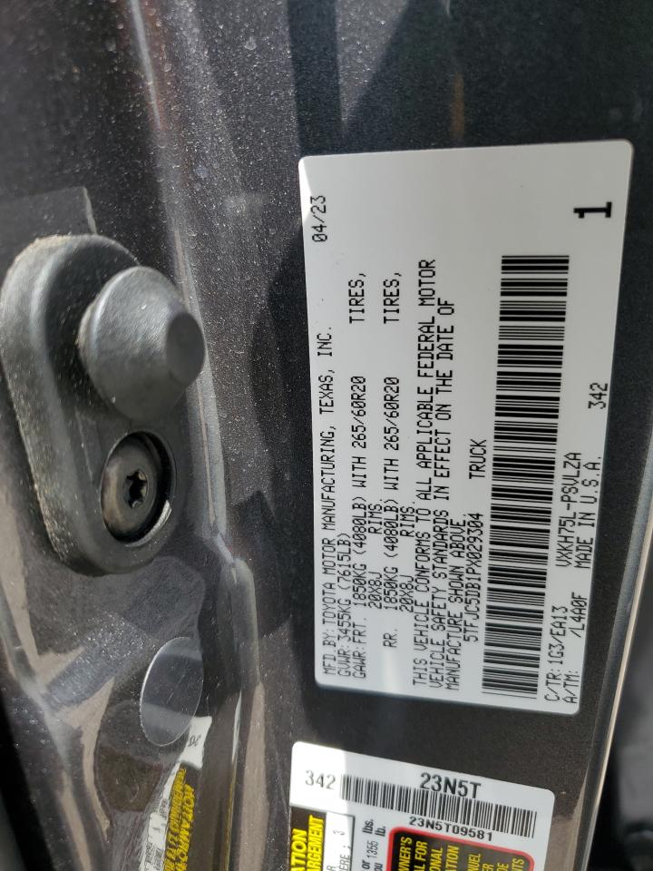 2023 TOYOTA TUNDRA CREWMAX LIMITED VIN:5TFJC5DB1PX029304