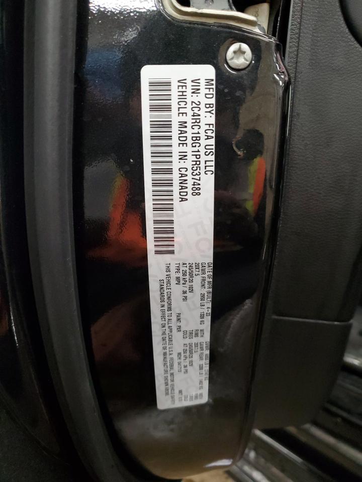 2023 CHRYSLER PACIFICA TOURING L VIN:2C4RC1BG1PR537488