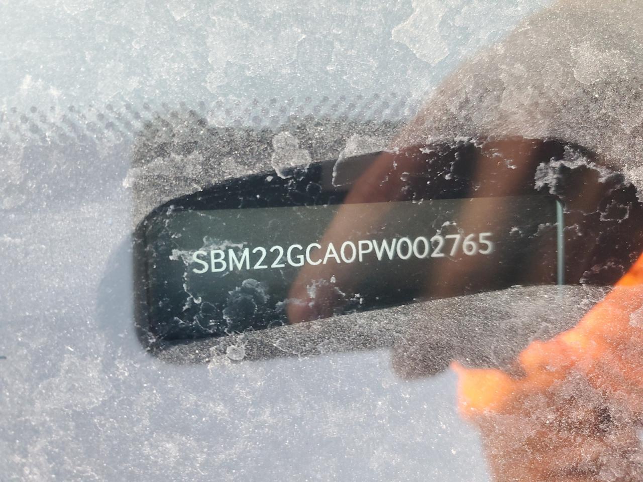 2023 MCLAREN AUTOMOTIVE GT VIN:SBM22GCA0PW002765