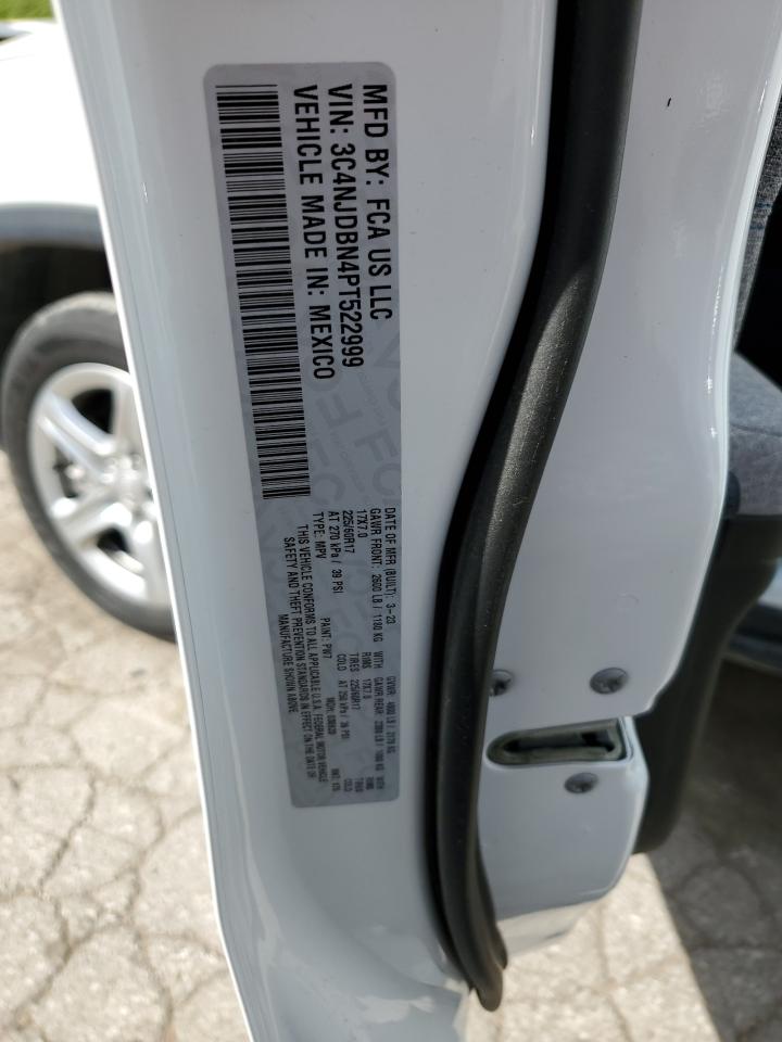 2023 JEEP COMPASS LATITUDE VIN:3C4NJDBN4PT522999