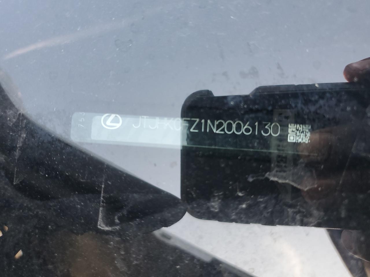 2022 LEXUS NX 450H VIN:JTJHKCFZ1N2006130