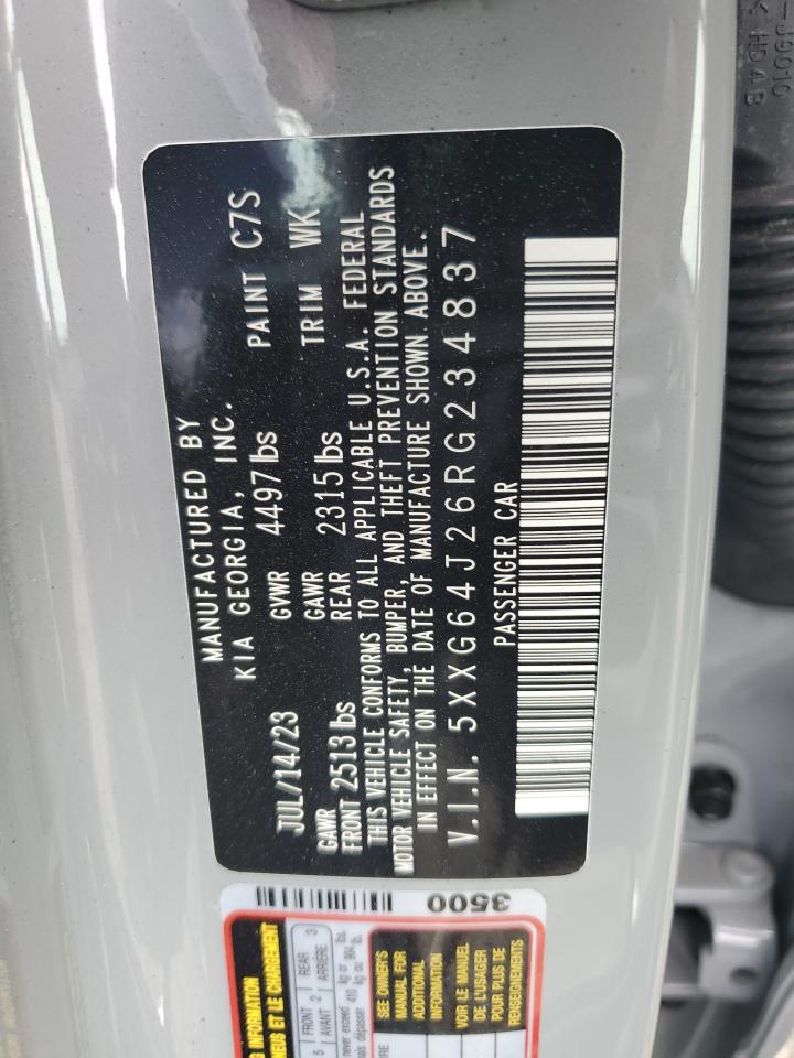 2024 KIA K5 GT LINE VIN:5XXG64J26RG234837