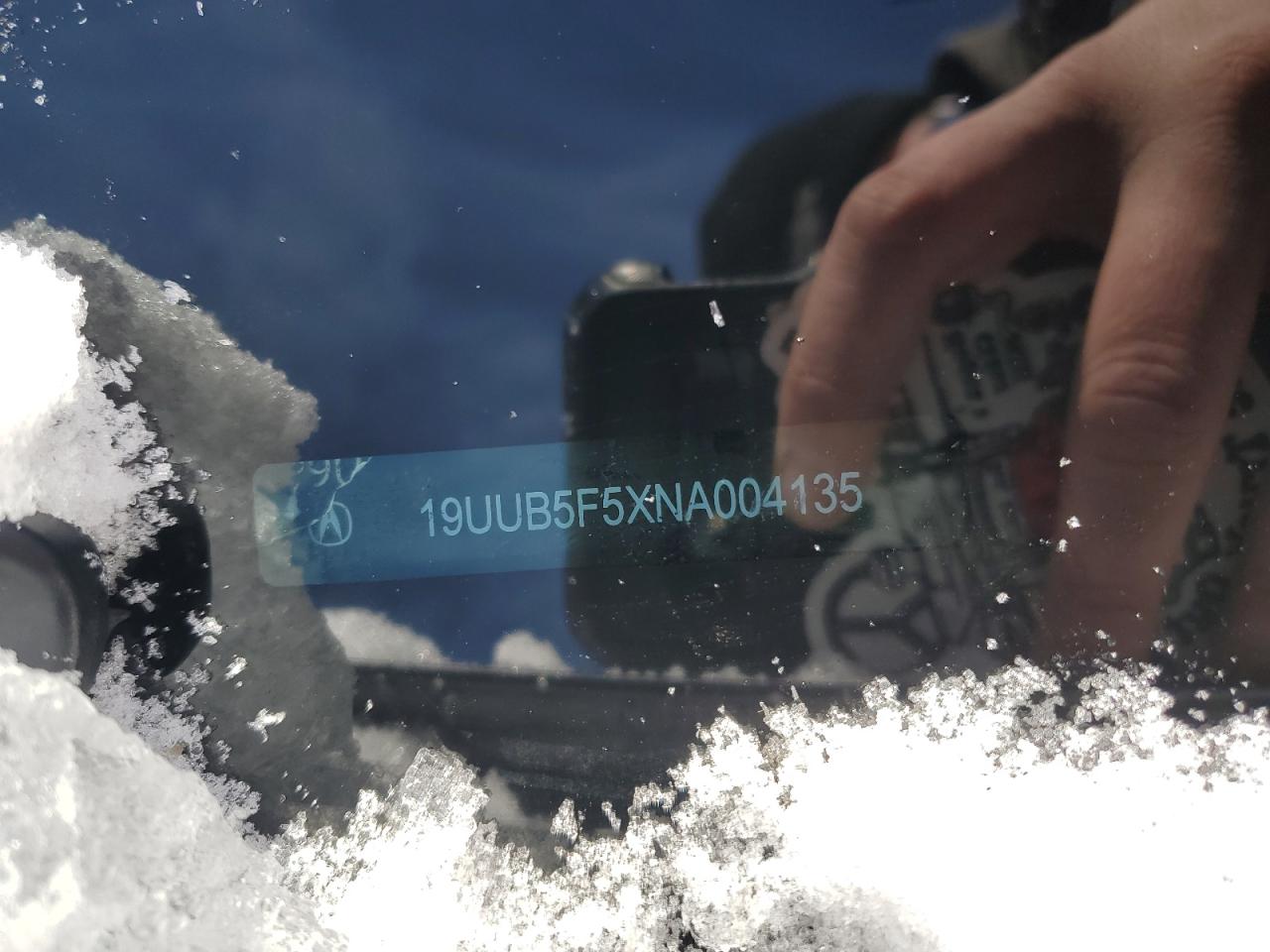 2022 ACURA TLX TECH A VIN:19UUB5F5XNA004135