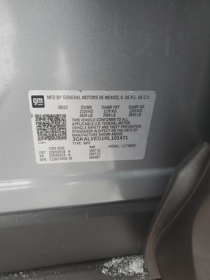 2024 GMC TERRAIN SLT VIN:3GKALVEG1RL101471