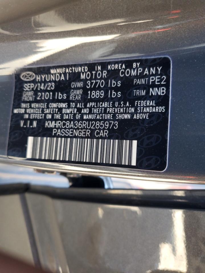 2024 HYUNDAI VENUE SEL VIN:KMHRC8A36RU285973