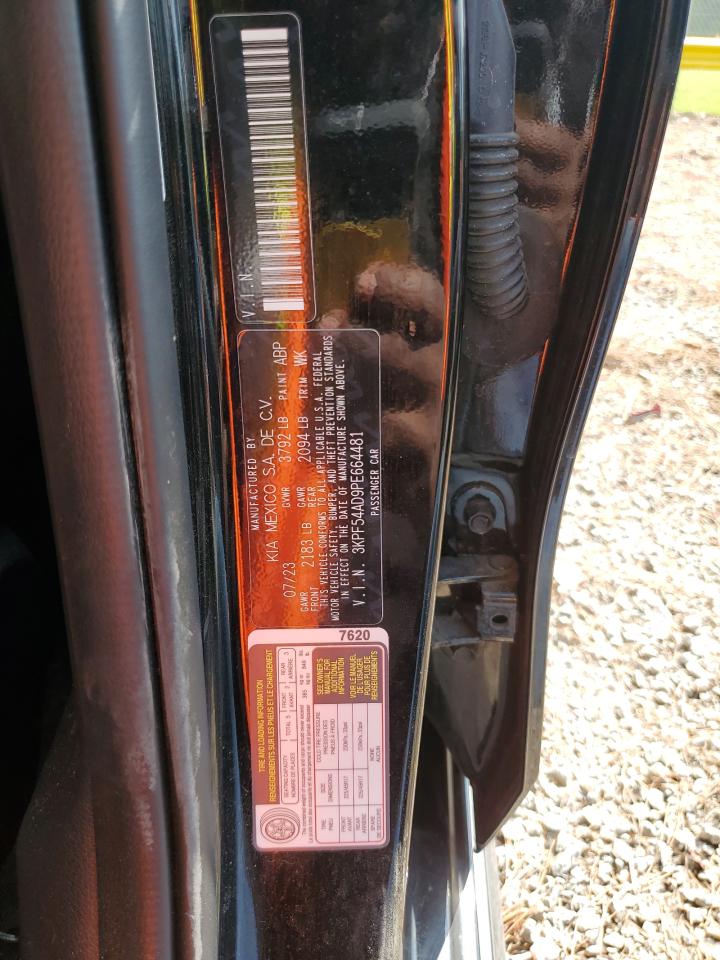 2023 KIA FORTE GT LINE VIN:3KPF54AD9PE664481