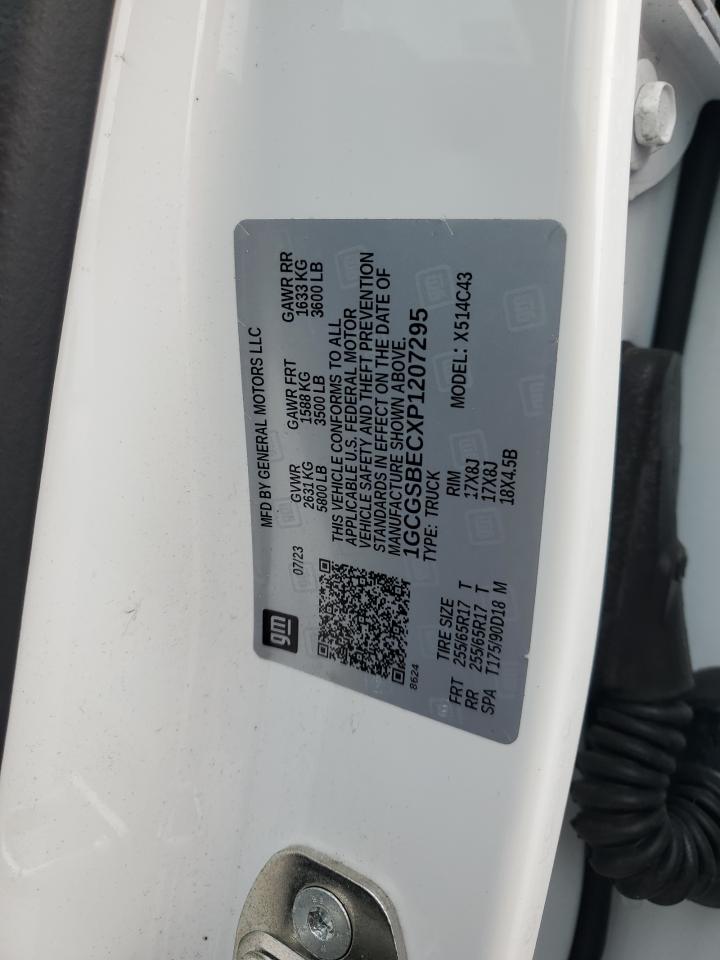 2023 CHEVROLET COLORADO VIN:1GCGSBECXP1207295