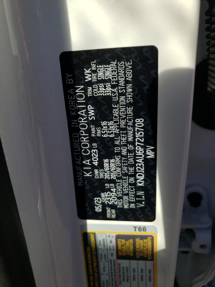 2023 KIA SOUL LX VIN:KNDJ23AU6P7215708