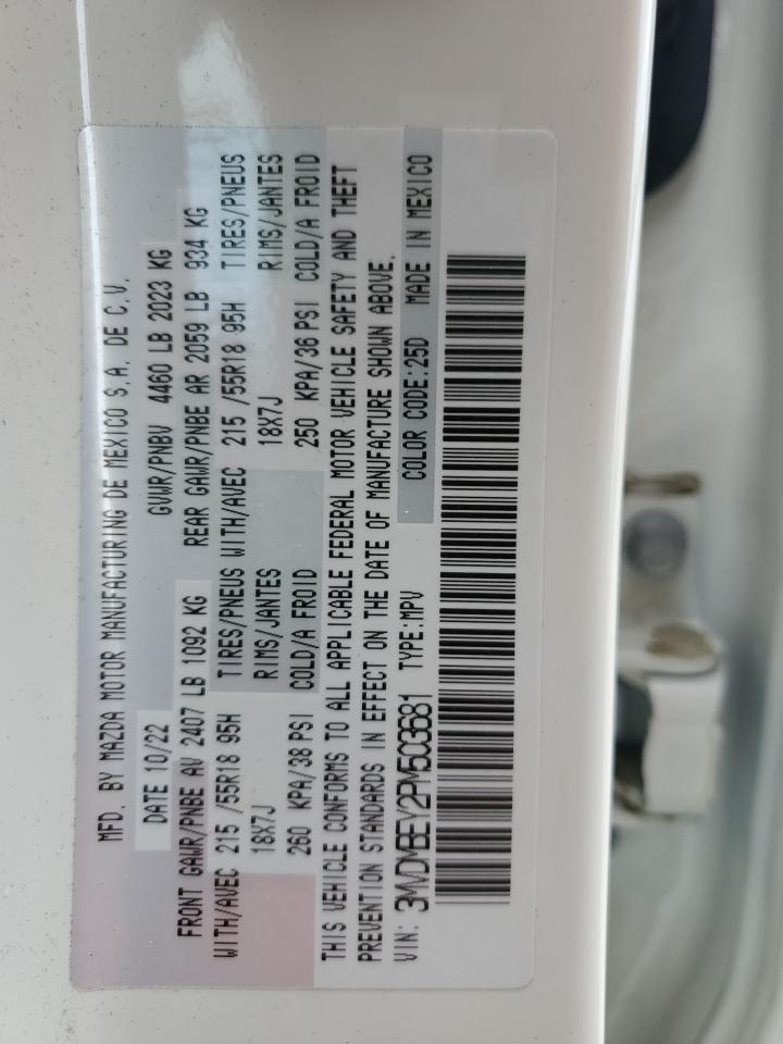 2023 MAZDA CX-30 PREMIUM PLUS VIN:3MVDMBEY2PM503681