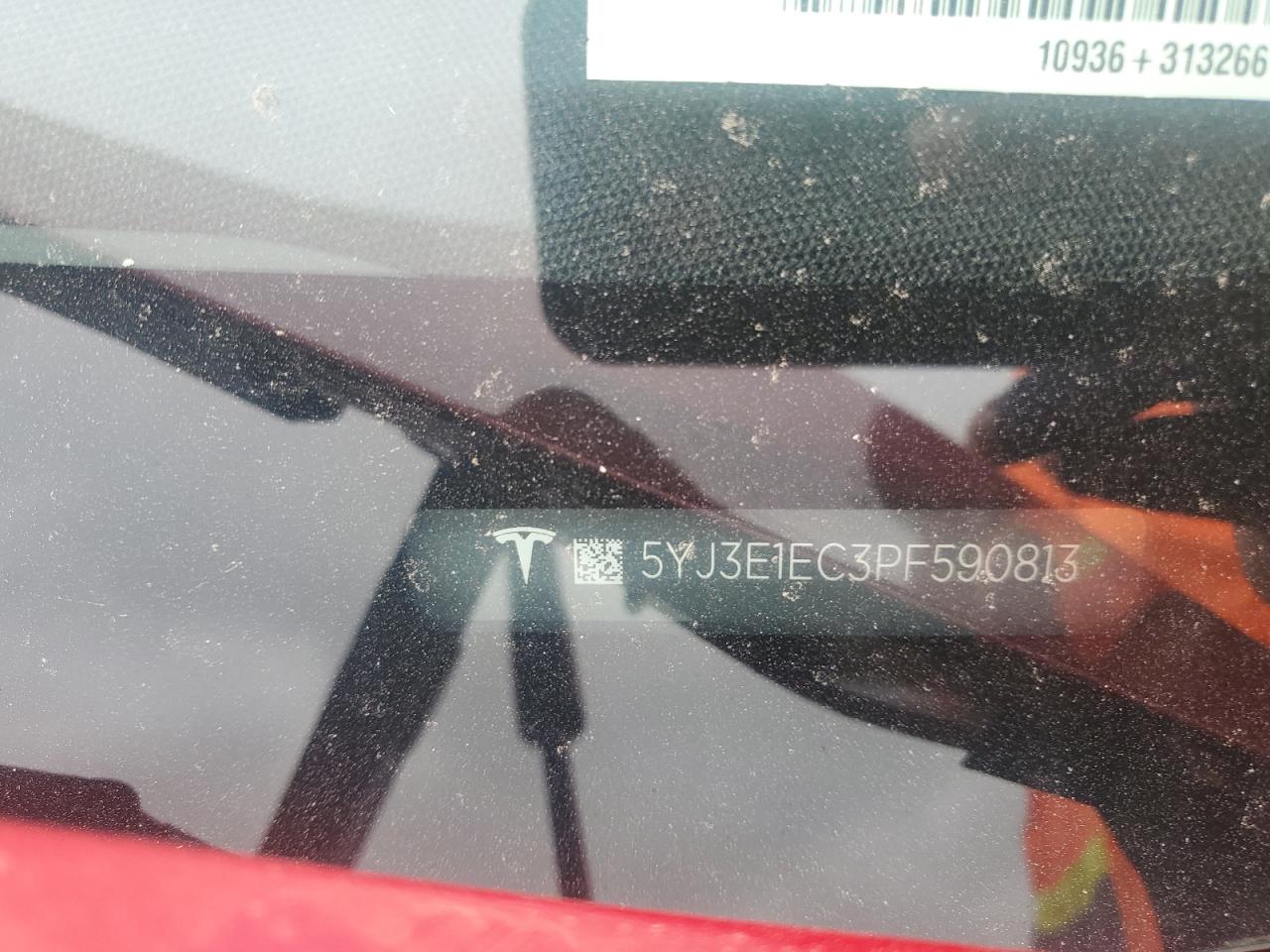 2023 TESLA MODEL 3 VIN:5YJ3E1EC3PF590813