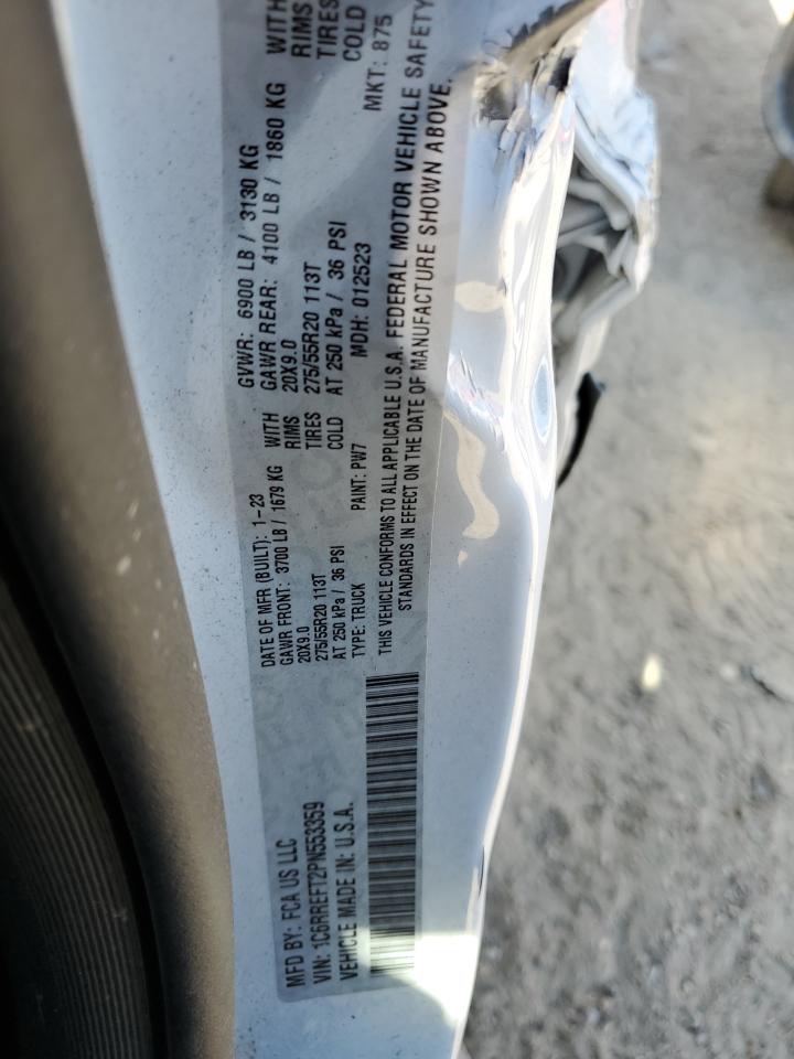 2023 RAM 1500 BIG HORN/LONE STAR VIN:1C6RREFT2PN553359