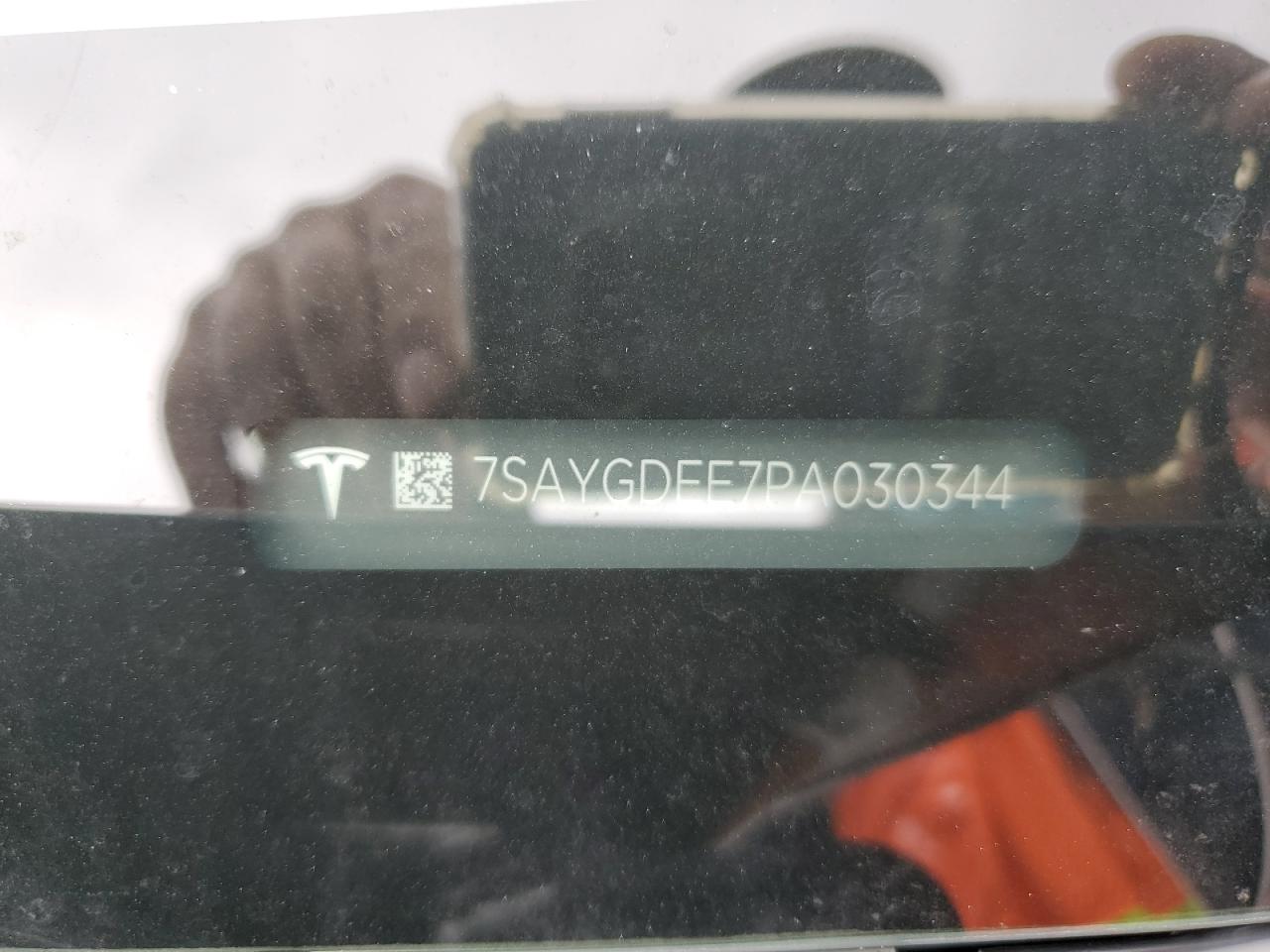 2023 TESLA MODEL Y VIN:7SAYGDEE7PA030344