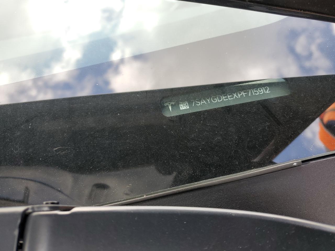 2023 TESLA MODEL Y VIN:7SAYGDEEXPF715912